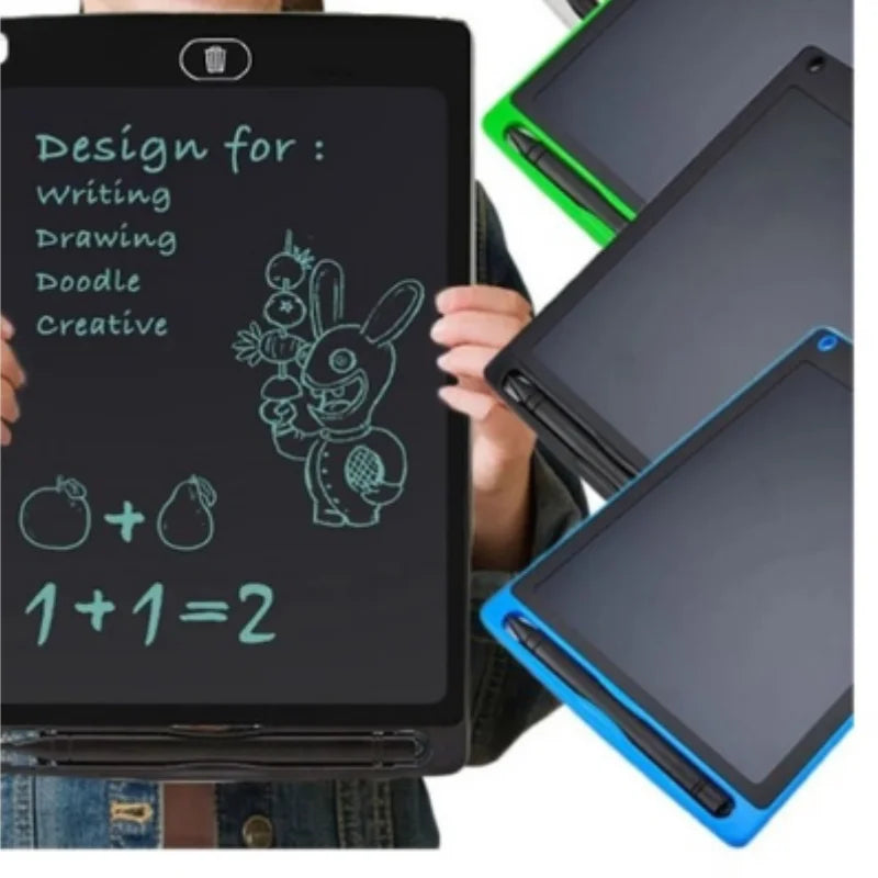 TABLET MÁGICO MONOCROMÁTICO LOUSA DIGITAL 12 POLEGADAS