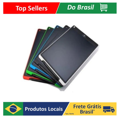 TABLET MÁGICO MONOCROMÁTICO LOUSA DIGITAL 12 POLEGADAS
