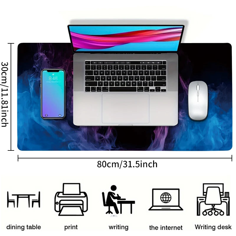 MOUSE PAD GAMER DE BORRACHA ANTIDERRAPANTE, GRANDE TECLADO, LAPTOP, MESA, TAPETE