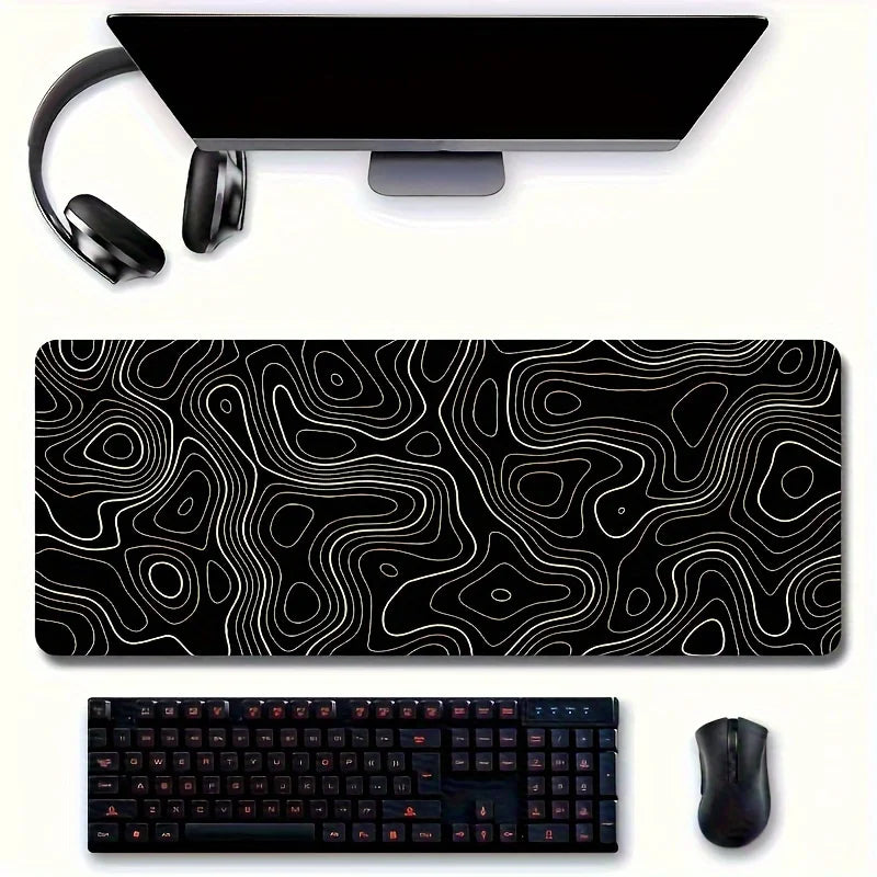 MOUSE PAD GAMER DE BORRACHA ANTIDERRAPANTE, GRANDE TECLADO, LAPTOP, MESA, TAPETE