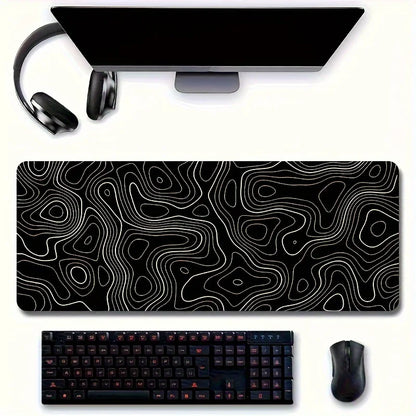 MOUSE PAD GAMER DE BORRACHA ANTIDERRAPANTE, GRANDE TECLADO, LAPTOP, MESA, TAPETE