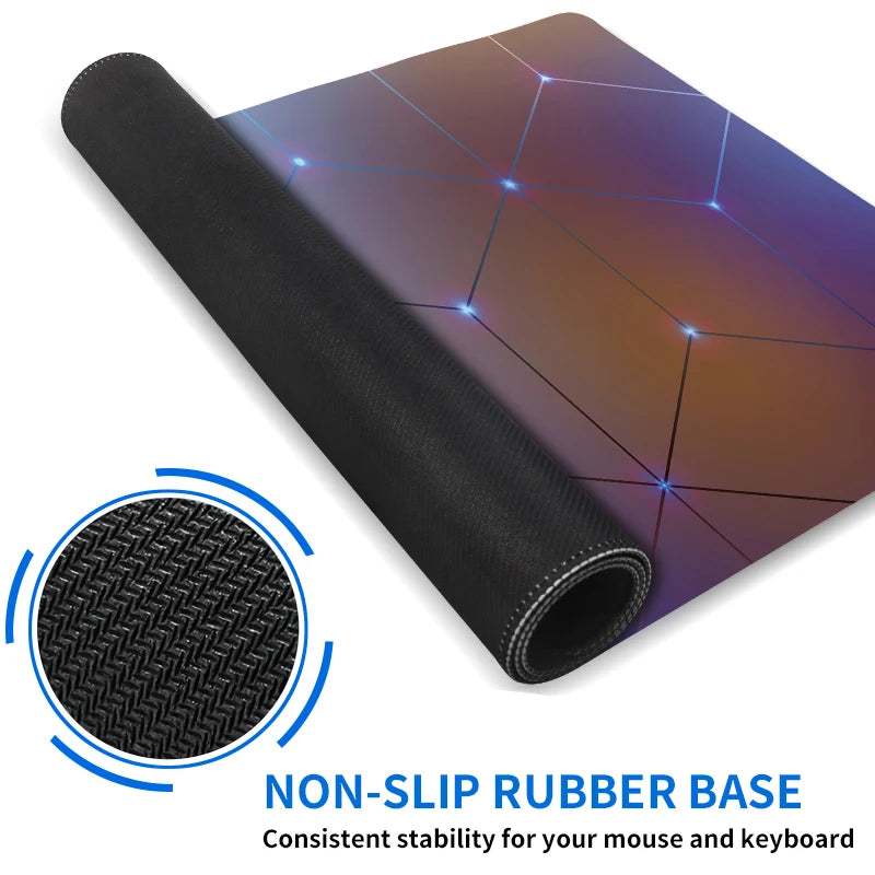 MOUSE PAD GAMER DE BORRACHA ANTIDERRAPANTE, GRANDE TECLADO, LAPTOP, MESA, TAPETE