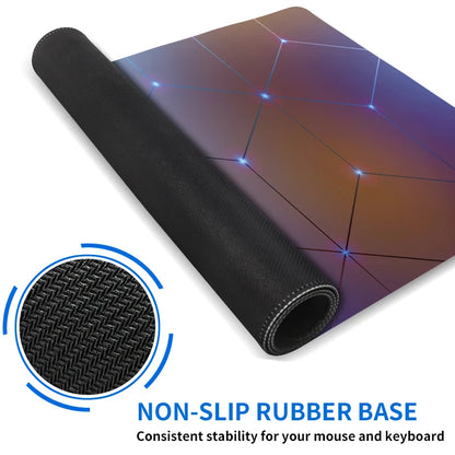 MOUSE PAD GAMER DE BORRACHA ANTIDERRAPANTE, GRANDE TECLADO, LAPTOP, MESA, TAPETE