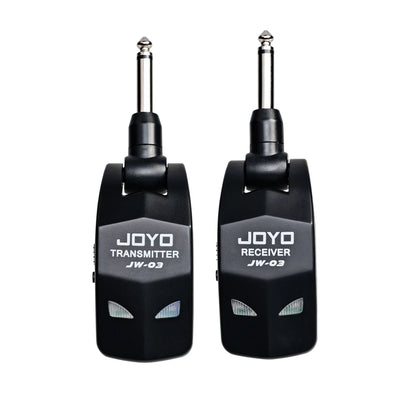 JOYO JW-03 SISTEMA DE GUITARRA SEM FIO 2.4G 4 CANAIS RECARREGÁVEL TRANSMISSOR
