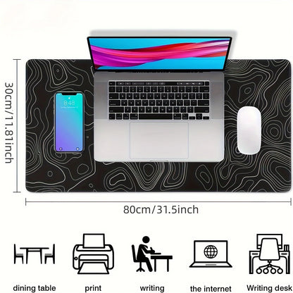 MOUSE PAD GAMER DE BORRACHA ANTIDERRAPANTE, GRANDE TECLADO, LAPTOP, MESA, TAPETE